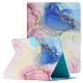 Universal Marble Pattern Tablet Folio Case - 10"