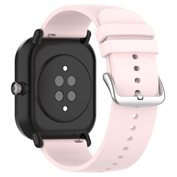 Universal Smartwatch Silicone Strap - 22mm - Light Pink