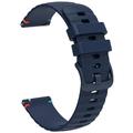 Universal Smartwatch Silicone Strap - 18mm - Dark Blue