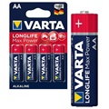 Varta LongLife Max Power AA Battery 4706110404 - 1,5V - 1x4
