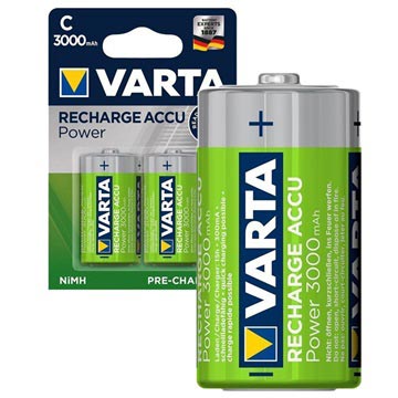 Varta Power Ready2use dobíjecí baterie C/HR14 - 3000 mAh - 1x2