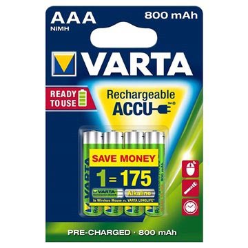 Varta Ready2use dobíjecí baterie AAA - 800MAHAH