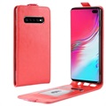 Samsung Galaxy S10 5G Vertical Flip pouzdro s držitelem karty