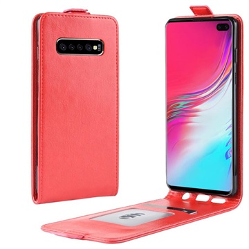 Samsung Galaxy S10 5G Vertical Flip pouzdro s držitelem karty