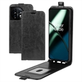Vertikální Flipové Pouzdro OnePlus 11 se Slotem pro Kartu - Černé