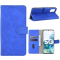 Samsung Galaxy S20 FE/S20 FE 5G Vintage Série Pouzdro na Peněženku - Modrý