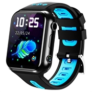 W5PRO 4G Dual Camera Kids Watch 2+16G Wear Resistant 1.83" IPS HD Smart Phone Watch - Black / Blue