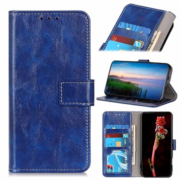 Pouzdro peněženky Nokia 5.3 s magnetickým uzavřením - modrá