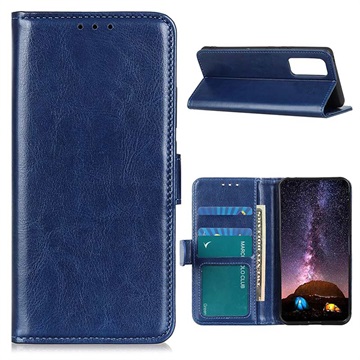 Samsung Galaxy A52 5G, pouzdro peněženky Galaxy A52s s magnetickým uzavřením - modrá
