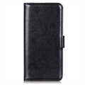 Případ peněženky iPhone 15 Pro s magnetickým uzavřením - černá