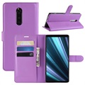 SONY Xperia 1 Case With With Stand Funkce - fialová