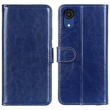 Samsung Galaxy A03 Core Peněženka s magnetickým uzavřením - modrá