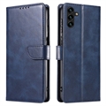 Samsung Galaxy A04s/A13 5G Pouzdro na Peněženku s Funkcí Stojánku - Modrý
