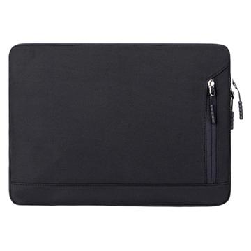Water Resistant Elegant Oxford Laptop Sleeve w. Side Pocket - 15.6"