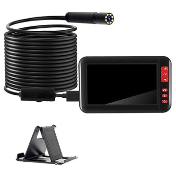 Vodotěsná kamera HD Endoscope s LCD Display & Holder - 5M