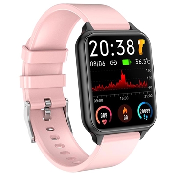Vodotěsné inteligentní hodinky se srdeční frekvencí Q26PRO (Otevřený box vyhovující) - růžová
