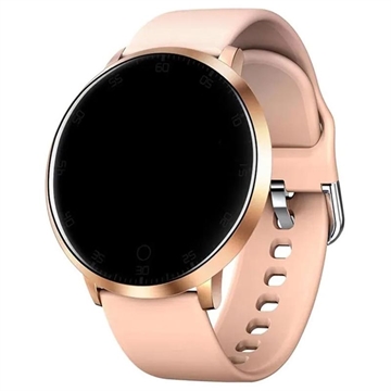 Vodotěsné Smartwatch s Tepovou Frekvencí K12 - Růžové Zlato