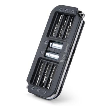 West Biking YP0719446 10-in-1 Portable Bicycle Repair Tool