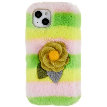3D Plush Chlupatá Zima iPhone 14 Plus TPU Pouzdro