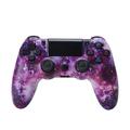 Bezdrátový herní ovladač Gamepad pro PS4 Game Joystick s reproduktorem a stereofonním konektorem pro sluchátka - Fialová hvězdná obloha
