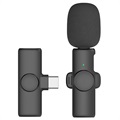 Bezdrátový lavalier / klopa mikrofon K2 - USB -C - Black