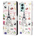 Styl Series OnePlus Nord 2 5g peněženka - Eiffelova věž