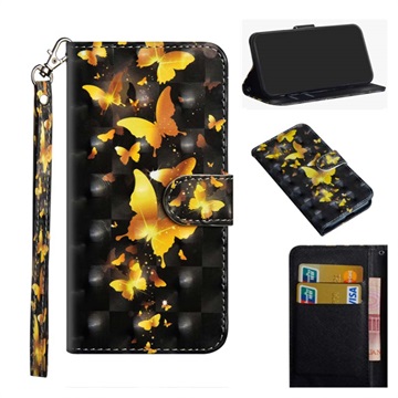Wonder Series Samsung Galaxy A21S Case - zlatý motýl