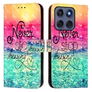 Motorola Edge 60/60 Fusion Wonder Series Wallet Case - Never Stop Dreaming