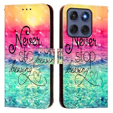 Motorola Edge 60/60 Fusion Wonder Series Wallet Case - Never Stop Dreaming