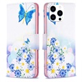 Wonder Series Samsung Galaxy A13 5G Wallet Case - Blue Butterfly