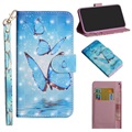Wonder Series iPhone 12 Mini peněženka - Blue Butterfly