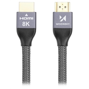 Wozinsky HDMI 2,1 8K 60Hz / 4K 120Hz / 2K 144Hz Kabel - 1M - šedý