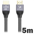 Wozinsky HDMI 2,1 8K 60Hz / 4K 120Hz / 2K 144Hz Kabel - 5m - šedý