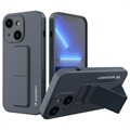 Wozinsky Kickstand Iphone 13 Silicone Case - Navy Blue