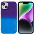 X-Level Rainbow Pouzdro TPU pro iPhone 14 - Modrá / Fialová