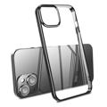 X-Level Galvanicky Pokovený iPhone 14 Pouzdro - Černý