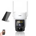 X3 Solar-Powered 2K WiFi PTZ Security Camera with Two-Way Talk