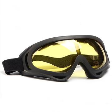 X400 Tactical Motorcycle/Skiing Glasses with Reinforced Lenses - Yellow