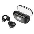 Sluchátka XUNDD X18 TWS Clip-on V5.3 Bluetooth Air Conduction Open Earphones Bezdrátová sportovní sluchátka s mikrofonem - černá