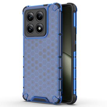 Xiaomi 14T Honeycomb Armored Hybridní Pouzdro - Modrý