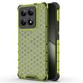 Xiaomi 14T Honeycomb Armored Hybridní Pouzdro - Zelená