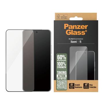 Xiaomi 15 PanzerGlass Ultra-Wide Fit Screen Protector - Black Edge