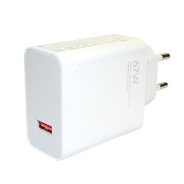 Xiaomi 67W USB-A Travel Charger MDY-12-EH - Bulk - White