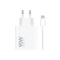 Xiaomi 90W Travel Charger with USB-C Cable - White
