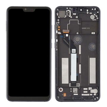 Xiaomi Mi 8 Lite Front Cover & LCD displej - černá