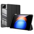 Xiaomi Pad 6S Pro 12.4 Dux Ducis Toby Tri-Fold Pouzdro Smart Folio - Černé