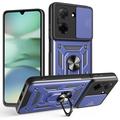 Xiaomi Redmi A5 4G/Poco C71 Rotary Ring Hybrid Case with Camera Shield - Blue