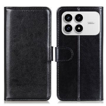 Xiaomi Redmi K90/Poco F8 Pro Wallet Case with Stand - Black