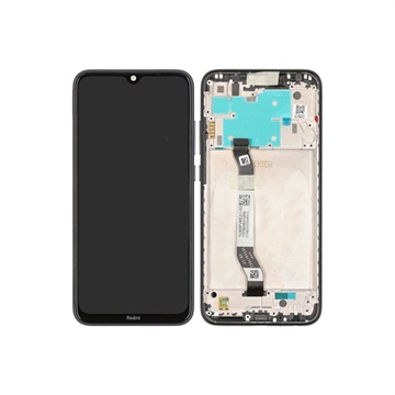Xiaomi Redmi Note 8 Front Cover & LCD Display 5600050C3J00 - Černá