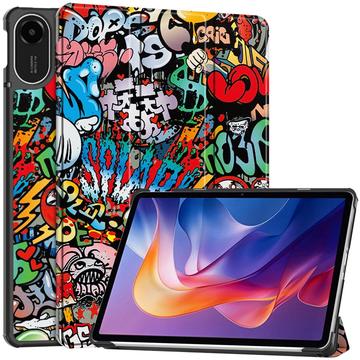Xiaomi Redmi Pad 2 Tri-Fold Series Smart Folio Case - Graffiti
